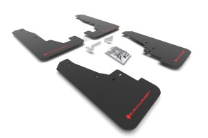 Dodge Durango Mud Flap - Rally Armor - UR Black Flap/Red Logo - Black - `16-`25 Dodge Durango Mud Flap - Rally Armor - UR Black Flap/Red Logo - Black - `16-`25